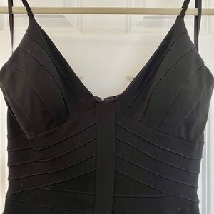 Max & Cleo Bodycon Mini Dress Black Size 10
